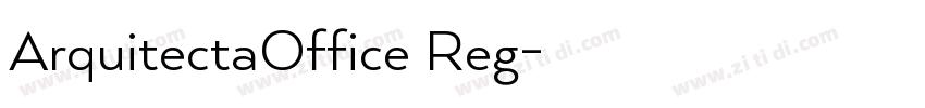 ArquitectaOffice Reg字体转换